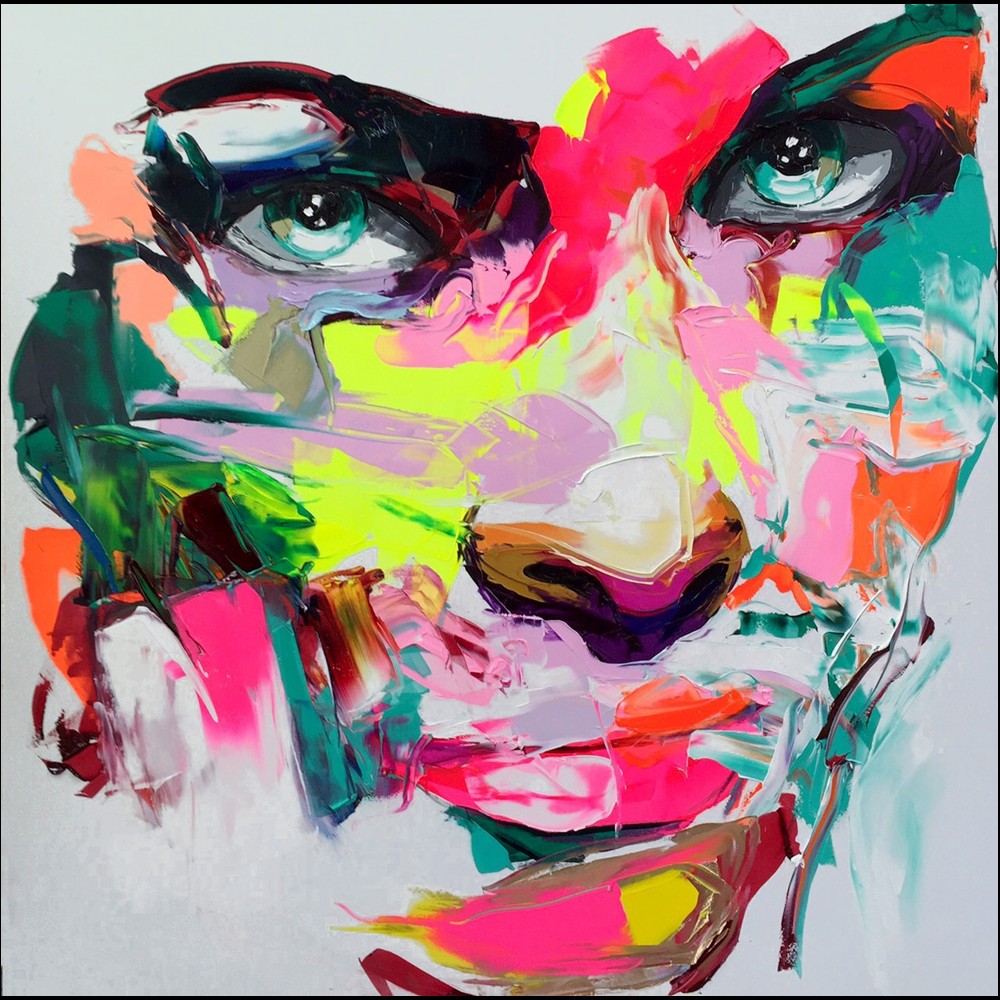 Francoise Nielly Portrait Palette Painting Expression Face200